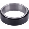 thumbnail image 1 of Anillos Hombre Giratorios, Anillo Anti Ansiedad de Acero Inoxidable Baño de Oro 18k, Xtellar Color Negro, 1 of 4