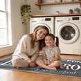 thumbnail image 7 of Findosom 24"x72" Farmhouse Laundry Rug Floor Mat,Non Slip Laundry Room Runner Rug with Rubber Backing Washable Indoor Floor Area Rug for Kitchen Laundry Bathroom Hallway Entryway, Gray, 7 of 7