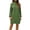 Green, variant on Women's Sweater Dress Knit Dress Long Sleeve Mock Neck Off Shoulder Solid Color Winter Dress for Holiday Casual,Black,L