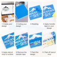 thumbnail image 2 of Stencil Vinyl HTVRONT de 12 x 15 m, color azul claro, para Cricut & Silhouette, 2 of 7