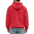 thumbnail image 6 of Wovilon Men's Pet Pouch Hoodie, Long Sleeve Pullover with Kangaroo Pocket and Drawstring, Loose Fit Solid Color for Fall Winter, 6 of 6