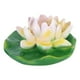 thumbnail image 4 of Simulación de jardín, decoración de flor de loto de resina flotante para estanque de peces, adorno de agua, loto blanco, 4 of 9