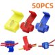 thumbnail image 2 of 10-50 piezas de conectores de cables y alambres Scotch Lock, conectores de empalme rápido, conectores de cable a presión, no destructivos, sin cables rotos, AWG22-18, 2 of 5