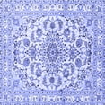 thumbnail image 1 of Ahgly Company Indoor Square Persian Blue Traditional Area Rugs, 8' Square, 1 of 4