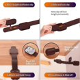 thumbnail image 3 of Child Belt Locks - No Tools or Drilling Infant Proofing Cabinet Lock with Adhesive, Adjustable Latches for Cabinet Drawers, Cabinets, Ovens, Refrigera, 3 of 5