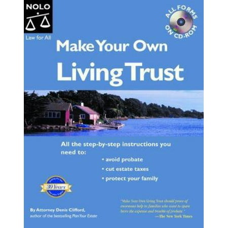 Pre-Owned Make Your Own Living Trust With CD [With CDROM] (Paperback) 1413300960 9781413300963