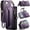 Purple, variant on Crossbody for iPhone 17e/16e Case Wallet【RFID Blocking】with 7-Card Holder Zipper Bills Slot, Soft PU Leather Magnetic Shoulder Wrist Strap for iPhone 16e Wallet Case Women