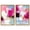 Gold Frame, variant on Pink Explosion Duo Canvas Print Sunset Pink Wall Decor Set by Art Remedy, Gallery Wrapped, 20 x 30