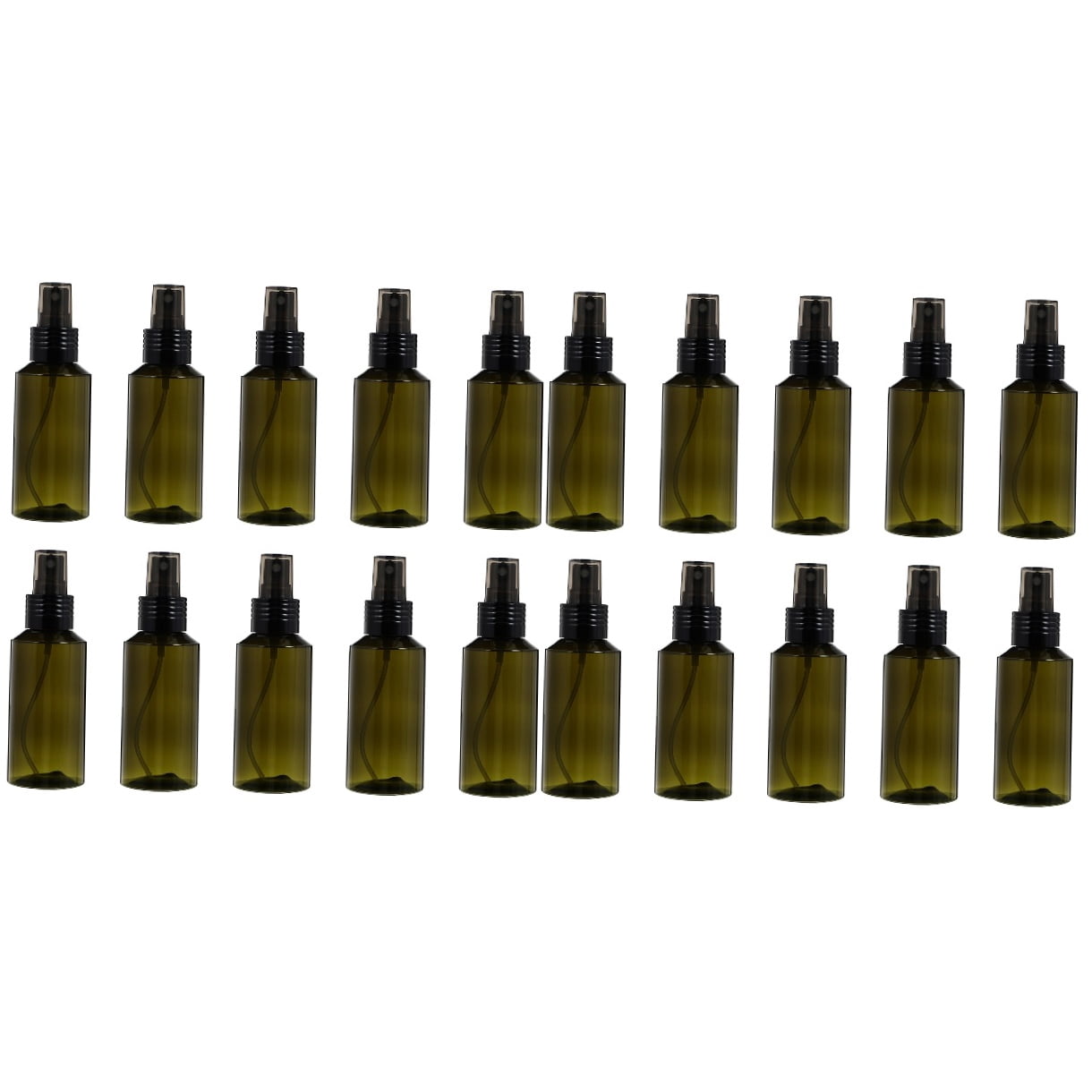 2 Count Alcohol Spray Empty Spray Bottles Travel 13X4.5X2CM Green