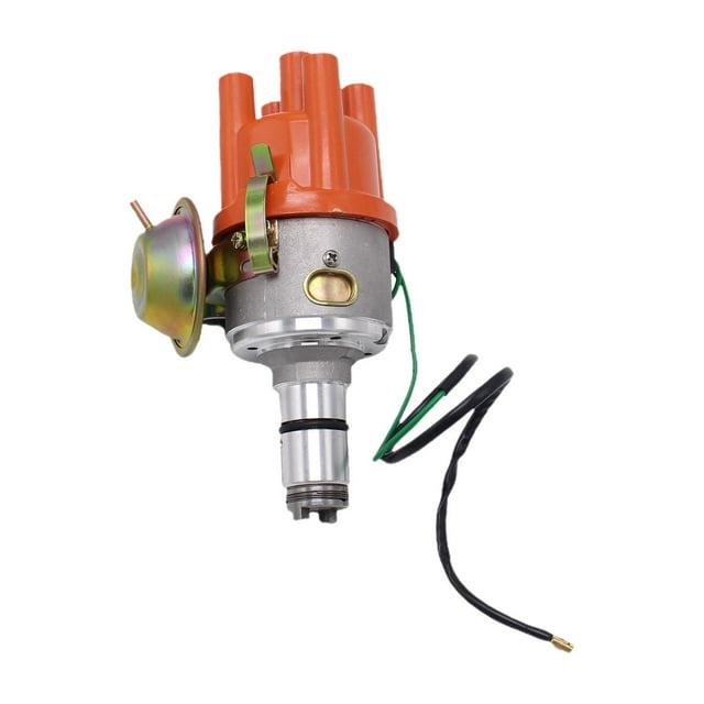 Distribuidor Mecanico,Distribuidor de encendido con puntos de tapa Brazo de rotor,Distribuidor mecánico con condensador compatible,Pieza de repuesto para distribuidor automotriz