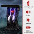 thumbnail image 4 of Haunted Hill Farm 30" Tombstone Lifter Animatronic, Halloween Decor, HHTOMBLIFT-4FLSA, 4 of 15