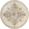 thumbnail image 3 of Unique Loom Tuareg Collection Area Rug - Medallion (8' Round Cream/Beige), 3 of 7