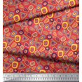 thumbnail image 2 of Soimoi Rayon Fabric Geometric Small Printed Fabric 1 Yard 56 Inch Wide, 2 of 3