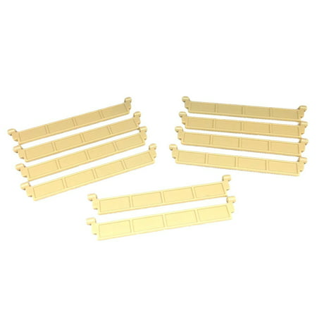 Lego Parts: City - Garage Bundle (10) Door Roller Sections without Handle (Service Pack 4218 - 10