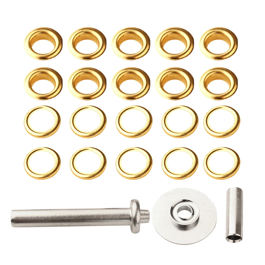 103pcs 1/2 Inch Iron Eyelets Grommets DIY Eyelet Punch Die Tool Set