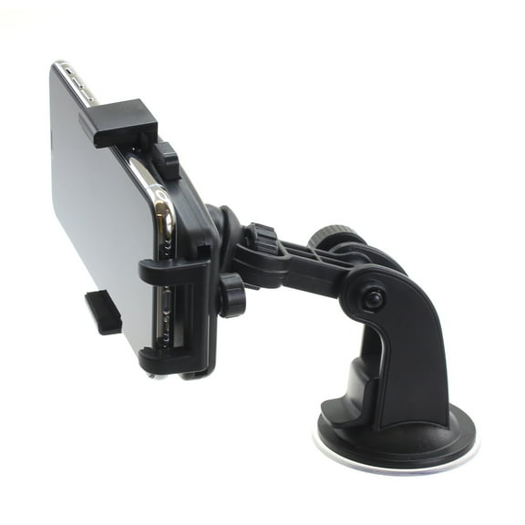 Car Mount for Samsung Galaxy S23 FE Phone - Windshield Holder Glass Cradle Swivel Dock Suction for Samsung Galaxy S23 FE 6.4" (Fan Edition) Model