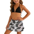 thumbnail image 4 of MEZZALL Children Girls Two Piece Swimwear Bikini With Mesh Cover Up Rash Guard Swimsuits For Youth Boho Summer Flower Print Beachwear, 4 of 5
