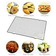 thumbnail image 5 of MesaSe Clearance Cooling Racks  Stainless Steel Grid Wire Rack for Baking Roasting Grilling Drying  9.4” x 16.1”  Metal Mesh Oven Rack for Chicken Bacon Cookies  Non-Toxic & Dishwasher Sa, 5 of 5