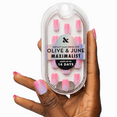 thumbnail image 6 of Olive & June Instant Mani Maximalist Short Squoval Press-On Nails, Sunrise Chrome, 42 Pieces, 6 of 9
