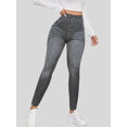 thumbnail image 4 of Leggings de Mujer Estilo Mezclilla Unitalla Comodidad y Estilo en Leggins, 4 of 5
