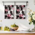 thumbnail image 3 of Pink Grey Abstract Kitchen Towels Set of 4, Modern Geometric Ombre Artwork Absorbent Dish Towels for Kitchen, Microfiber Hand Towel, Quick Drying Tea Towel for Cleaning Decorative Dishcloths, 3 of 7
