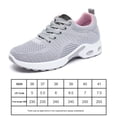 thumbnail image 3 of Zapatos para correr Moda Senderismo Zapatos para mujer para gimnasio Viajes Trabajo (40 gris) Ndcxsfigh Tenis De Mujer Tenis De Hombre, 3 of 6