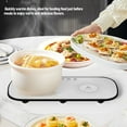 thumbnail image 4 of Bandeja De Calentamiento Eléctrico, Calentador De Alimentos Eléctrico Compacto Multifuncional Que Ahorra Espacio ABS Seguro Para Restaurantes, 4 of 7