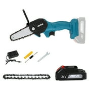 BToBackyard 4 Inch Mini Pruning Chainsaw Portable One Hand Lightweight Various Speed Mode Electric Saw With Brushless Motor For Tree Branch Wood Cutting 4 Types AU EU UK US