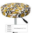 thumbnail image 4 of Fotbe Snake And Rose Stool Covers Round,Waterproof Round Bar Stool Covers Bar Chair Covers Washable Stool Cushion Slipcover for 12-14 Inch Chair-13 inch, 4 of 7