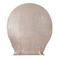 thumbnail image 2 of Shimmer Spandex Arch Cover for Round 7.5 Ft Wedding Arch Stand Fit Backdrop Frame Blush/Rose Gold(Cover Only) for Wedding Ceremony, Event Reception, Birthday Party, Shower Décor, 2 of 3