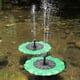 thumbnail image 5 of Bomba de Fuente Solar, Filtro de Vida útil Larga Filtro Fino Fácil de USAR Fountain Floating Fountain Salvando Con Boquilla para Jardín, 5 of 7