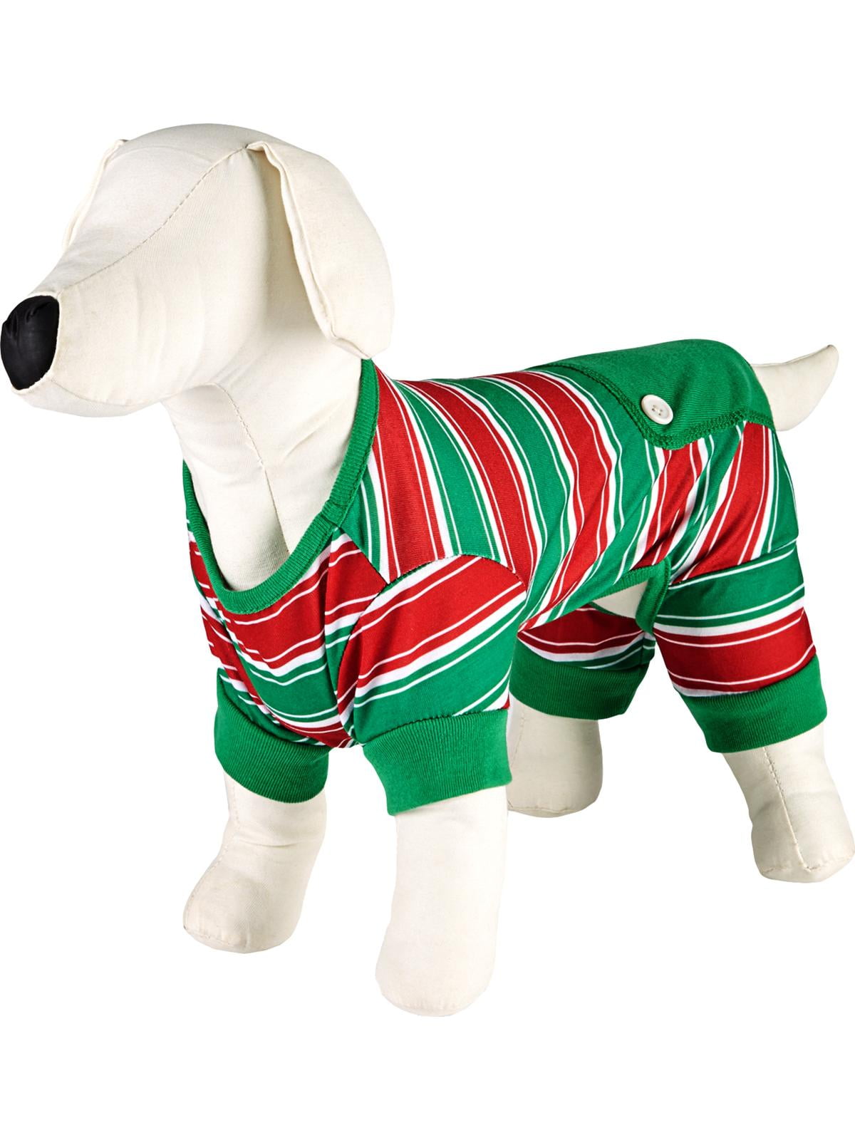 Dog pajamas pjs striped family walmart Family PJs Holiday Striped Dog Pajamas - Walmart.com - Walmart.com