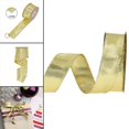 thumbnail image 3 of segolike 10 Yards(25mm) Ribbon DIY Supplies Gift Wrapping Packaging Ribbon Decor Gold, 3 of 9