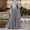 Gris, variante sur Produit Robe Décontractée pour Femmes, Kaftan Abaya Arabe, Robe en Dentelle avec Plateforme, Concurrent