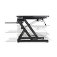 thumbnail image 3 of Monoprice Electric Sit-Stand Riser Desk Converter - Black (35.4 x 23.2in) Table Top for Single Display, Height Adjustable 5.9"-18.9", 3 of 6