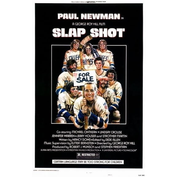 Pop Culture Graphics MOVAC4885 Slap Shot Movie Poster, 11 x 17