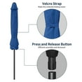 thumbnail image 3 of 9' Patio Umbrella Outdoor Table Market Yard Umbrella with Push Button Tilt/Crank Blue 9ft, 3 of 7