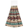 thumbnail image 7 of Yayeee Kitchen Hanging Hand Towels Set of 2 with Loop Bathroom Absorbent Tie Towel, Tribal Art, 7 of 7