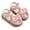 Pink, variant on FINALGANG Children Casual Outdoor Sandals With Hook And Loop Fastening For Beach And Everyday Use For All Season Comfort Kids Toddler Daily Wear 3.5-4Years