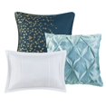 thumbnail image 3 of Madison Park 90" Couette en Microfibre de Polyester de Transition de 7 Pièces en Bleu Marine, 3 of 10