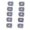 thumbnail image 4 of Cortador de inserción, 10 piezas de inserto de torneado de carburo, cortador de inserto de torneado, inserto de torneado de ingeniería de precisión, 4 of 12