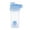 Blue, variant on Grey Protein Powder Shaker Bottle 700Ml With Measuring Scale And Mixing Ball Portable Fitness Sports Water Bottle For Shakes Size 9.44X2.75 Inches 1 Bottle With Ball 0.36 Lbs