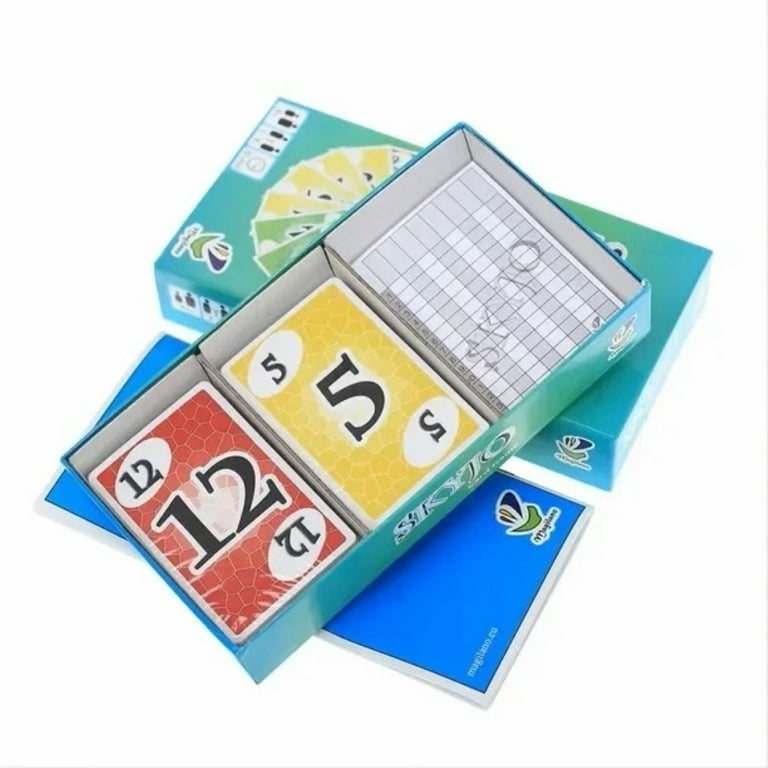 Buy LYPPUL Skyjo Card Game, The Entertaining Card Game for Kids and Adults,  Travel Games Pass the Time, Families Fun Board Games for Kids 8-12 Years or  More, English Version, Blue Online