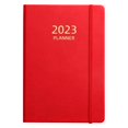 thumbnail image 1 of Cuaderno A5, planificador mensual, diario, bloc de notas, cuenta diaria, 2023 Rojo, 1 of 9