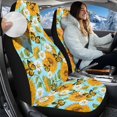 thumbnail image 2 of Uorisanigo Universal Front Car Seat Covers Washable Sunflower Butterfly High Back Front Car Seat Protectors - Fit for Most Cars, Trucks, SUVS, Vans 2 PCS Non Slip Auto Cover Sets, 2 of 7