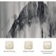 thumbnail image 4 of Cortina de ducha YONGSHENG con diseño de bosque brumoso 35.8 x 71.7 in, 4 of 5