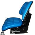 thumbnail image 3 of Blue Tractor Suspension Seat Fits Ford / New Holland 3320 3330 3400 4330 4340, 3 of 11