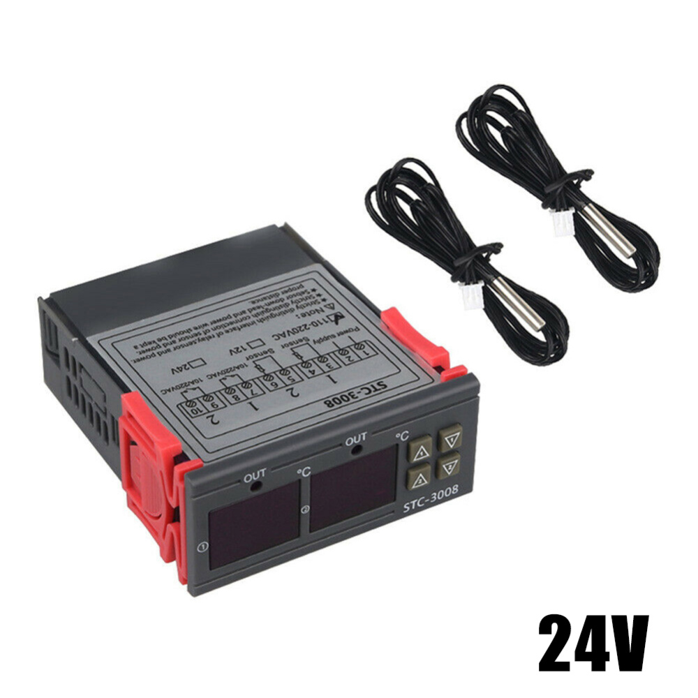 Stamens Stc3008 Dual Digital Temperature Controller Double Ntc Sensor