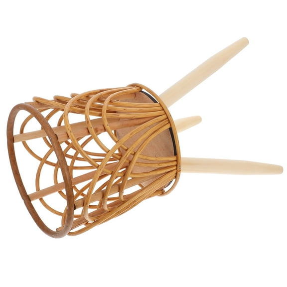 PAMINGONO 1Set Rattan Planter Basket Stand 16.1X7.9X7.9in For Indoor And Outdoor Use