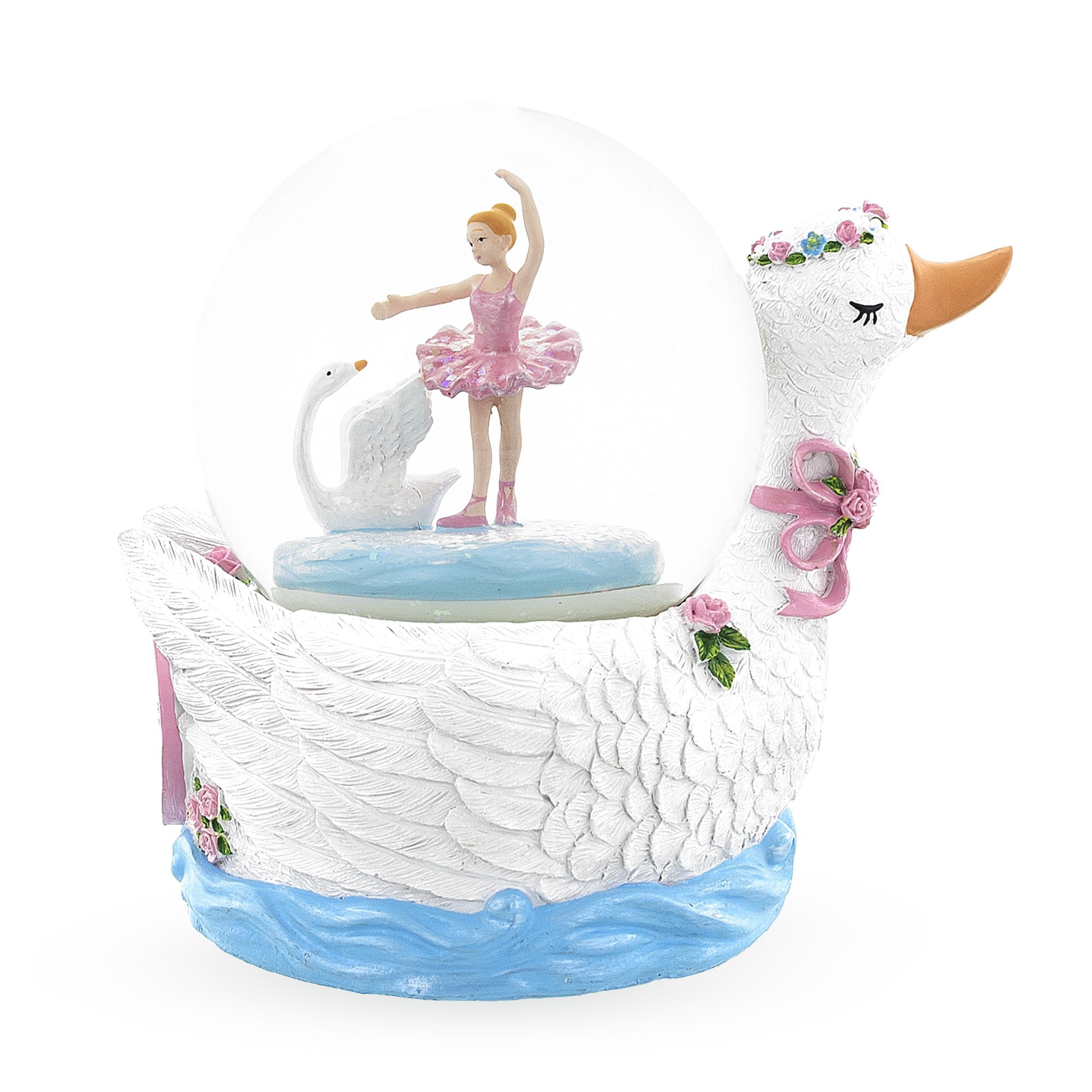 BestPysanky Swan Lake Ballet Musical Snow Globe